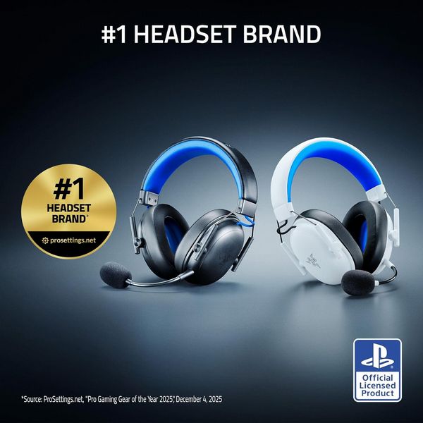 Razer Blackshark V3 X Hyperspeed Gaming Headset for Playstation - Black