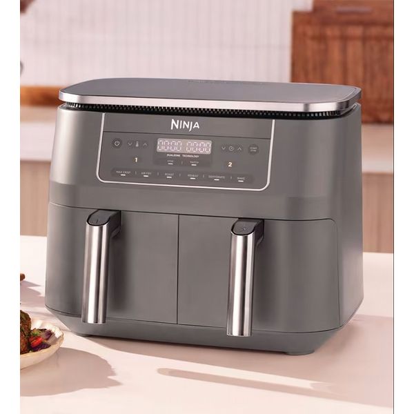Ninja Dz300Uk Dual Zone 7.6L Airfryer - Gun Metal Grey