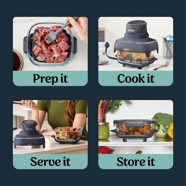 Ninja Crispi Portable Air Fryer 3.8L 4-In-1