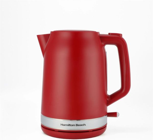 Hamilton Beach Ella Kettle Matte Red Open Box