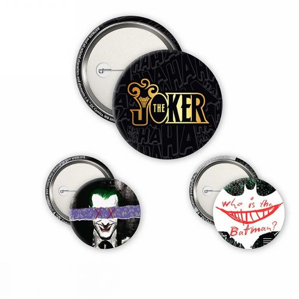 DC Comics The Joker 3 Badge Pack
