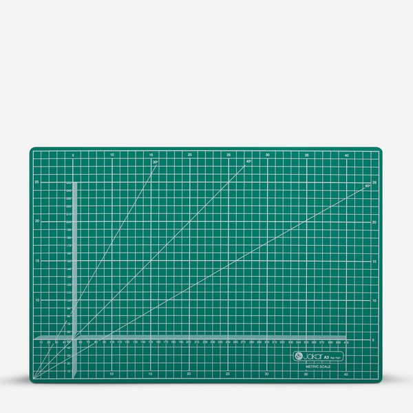  Jakar : Cutting Mat : Green : 3mm Thick : A3 : Double Sided Print :...